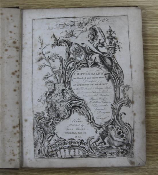 Chippendale, Thomas - Chippendales One Hundred and Thirty Three Designs of Interior Decorations in Old French